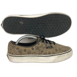 Vans OTW Era 59 Women's Sz 7.5 Brown/Black Paisley Print -Low Skate Shoes - T374